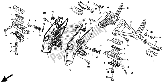 Wszystkie części do Krok Honda CB 500 FA 2013