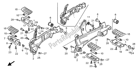 Tutte le parti per il Passo del Honda ST 1100 1995