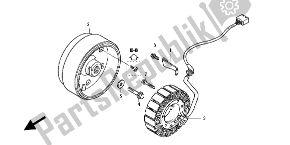 Tutte le parti per il Generatore del Honda NC 700X 2012