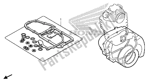 All parts for the Eop-2 Gasket Kit B of the Honda CRF 450R 2015
