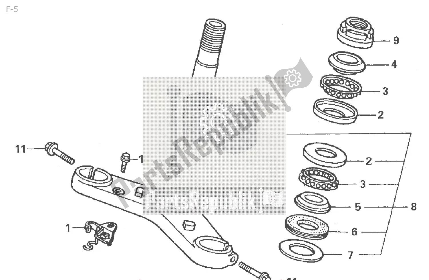 Todas as partes de F-5 do Honda NSR 50 2000