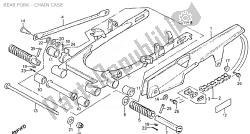 REAR FORK - CHAIN CASE