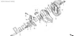 panneau de frein arrière