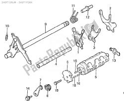 SHIFT DRUM - SHIFT FORK