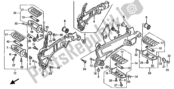 Todas las partes para Paso de Honda ST 1100 1991