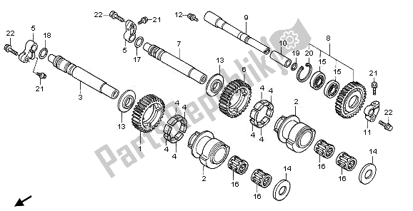 Tutte le parti per il Equilibratore del Honda CBR 1100 XX 2008