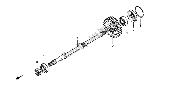 Wszystkie części do Ko? Cowy Wa? Honda TRX 450 FE Fourtrax Foreman ES 2004