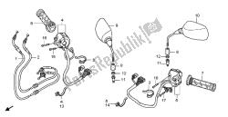 interruptor y cable y espejo