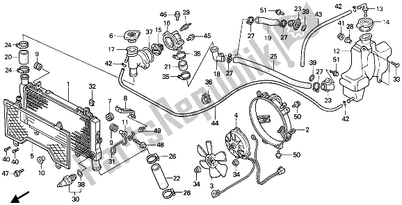 Wszystkie części do Ch? Odnica Samochodowa Honda CBR 1000F 1990