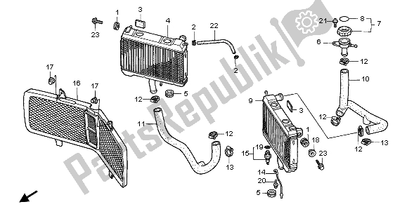 Wszystkie części do Ch? Odnica Samochodowa Honda GL 1500 SE 1997