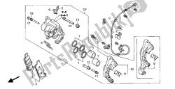 FRONT BRAKE CALIPER (R.)