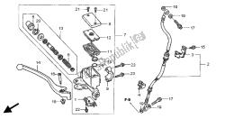 FR.BRAKE MASTER CYLINDER