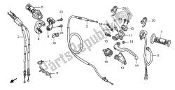 Manejar palanca e interruptor y cable