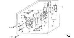 FRONT BRAKE CALIPER