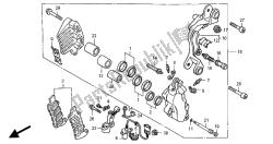 l. étrier de frein avant