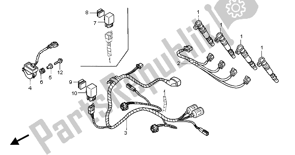 Todas las partes para Sub Arnés de Honda CBR 600 RR 2005