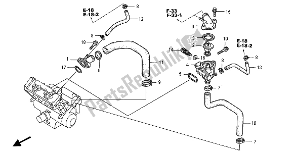 Tutte le parti per il Termostato del Honda CBR 900 RR 2001