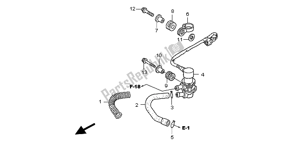 All parts for the Solenoid Valve of the Honda PES 150R 2009