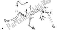 pedal y soporte lateral