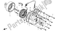 lewa skrzynia korbowa i generator pokrywy