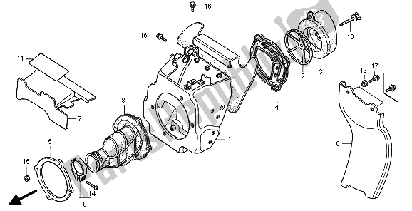 Todas las partes para Filtro De Aire de Honda CR 80R 1995