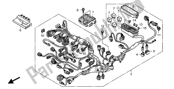 Todas las partes para Arnés De Cables de Honda CBR 1000 RR 2011