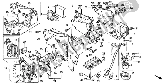 Todas las partes para Batería de Honda VT 600C 1989