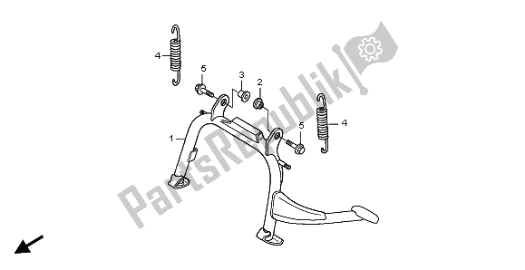 Tutte le parti per il In Piedi del Honda SH 150 2009