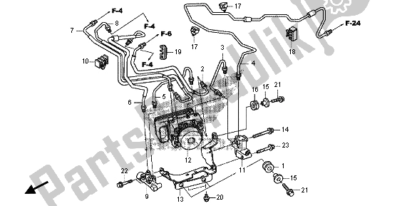 Todas las partes para Modulador De Abs de Honda NC 700D 2013