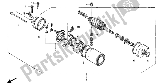 Toutes les pièces pour le Demarreur du Honda CBR 900 RR 1994