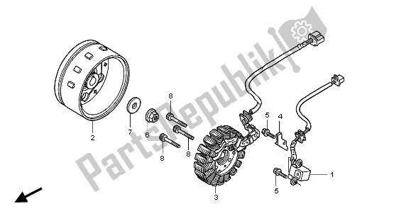 Todas las partes para Generador de Honda XL 125V 2001