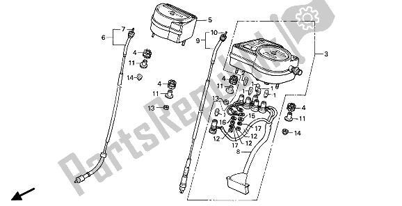 Todas las partes para Metro de Honda MTX 200 RW 1985