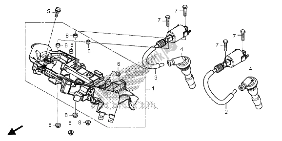 All parts for the Ignition Coil of the Honda CBR 500 RA 2013