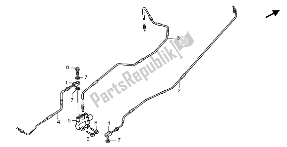 All parts for the Proportioning Control Valve of the Honda XL 1000V 2002