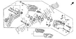 REAR BRAKE CALIPER