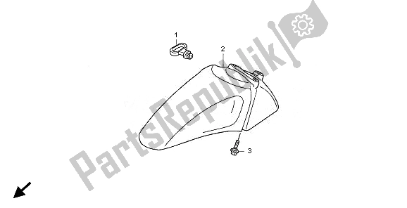 Wszystkie części do Przedni B? Otnik Honda SH 150 2011