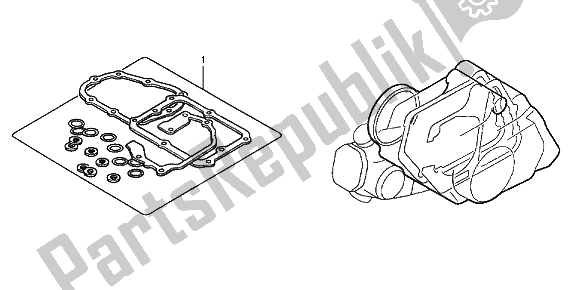 All parts for the Eop-2 Gasket Kit B of the Honda CRF 70F 2012