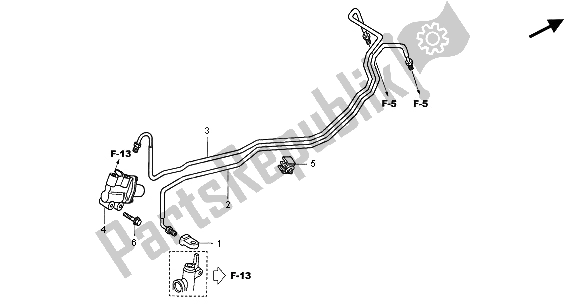 Todas las partes para Válvula De Control Proporcional de Honda CBR 1100 XX 2001