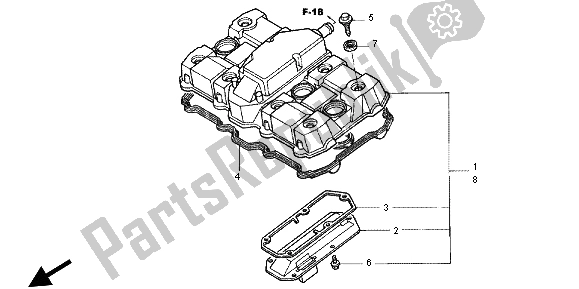 Wszystkie części do Cylinder Honda CB 1300X4 1998