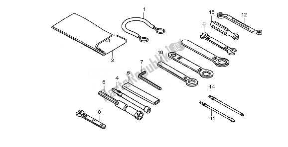 Todas las partes para Herramientas de Honda NT 700V 2010