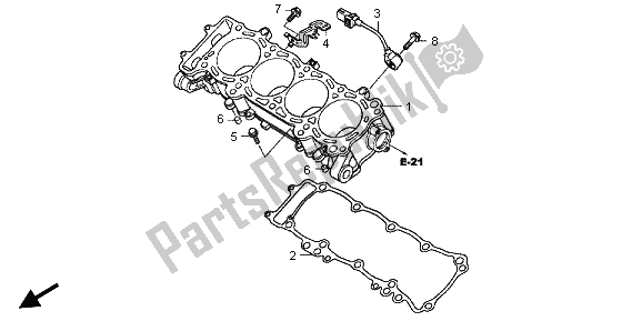 Todas las partes para Cilindro de Honda CBR 1000 RR 2013