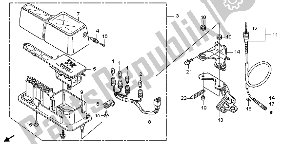 Tutte le parti per il Metro (mph) del Honda XR 125L 2006