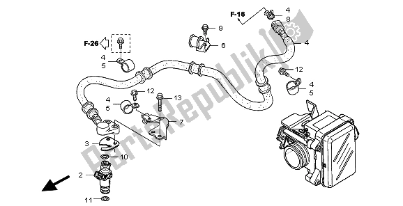 Todas las partes para Cuerpo Del Acelerador de Honda PES 150R 2009