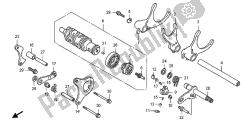 GEARSHIFT DRUM & GEARSHIFT FORK