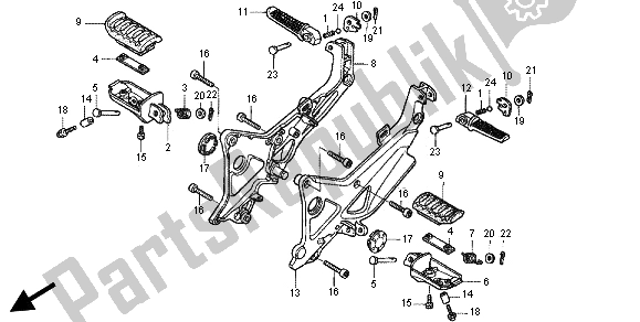 Todas las partes para Paso de Honda CB 1300X4 1997