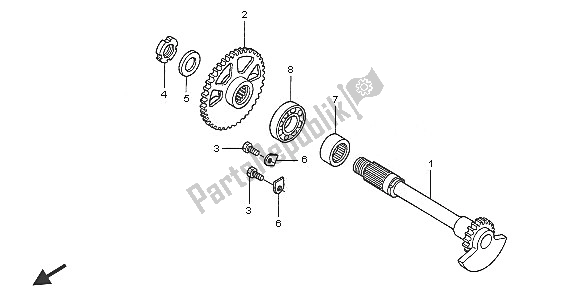 Wszystkie części do Stabilizator Honda CRF 450X 2005