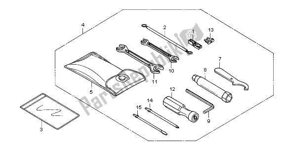 All parts for the Tools of the Honda FES 125 2006