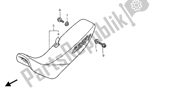 Toutes les pièces pour le Siège du Honda XR 400R 2001