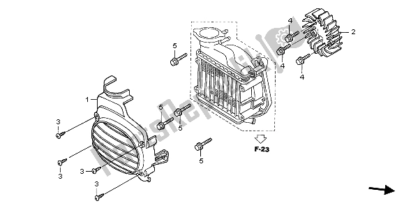 Alle onderdelen voor de Koelventilator En Ventilatorkap van de Honda NPS 50 2012