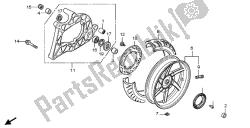 roue arrière et bras oscillant